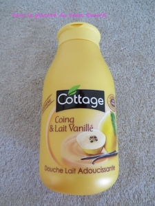 Douche lait Adoucissante Coing&lait vanillé de Cottage